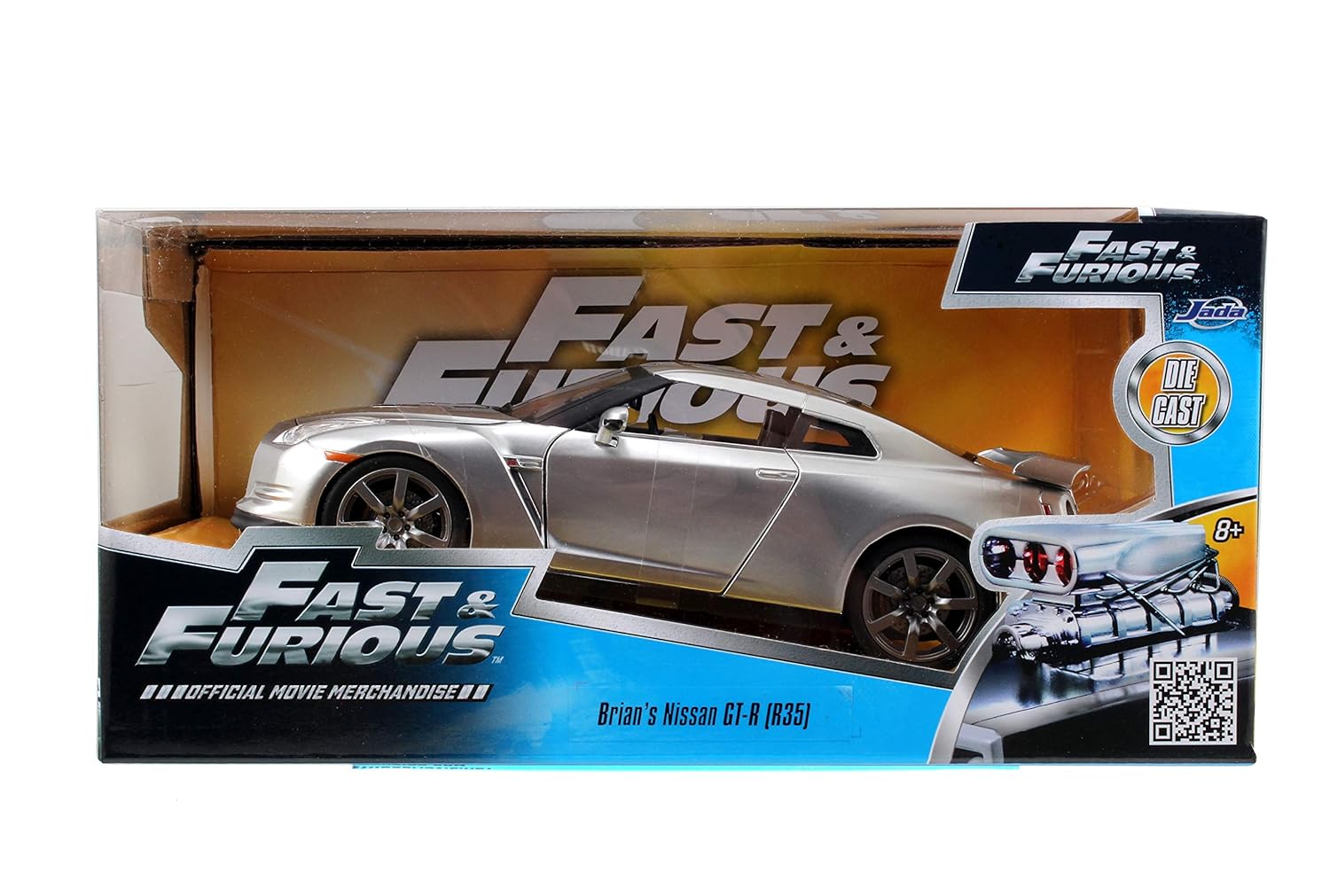 Brian's Nissan GTR35 Diecast Car by Jada Toys