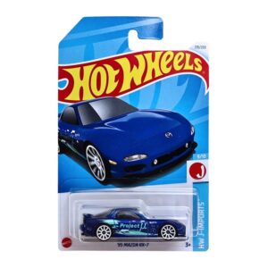 Hotwheels-Mainlines-Mazda-RX7-Blue.