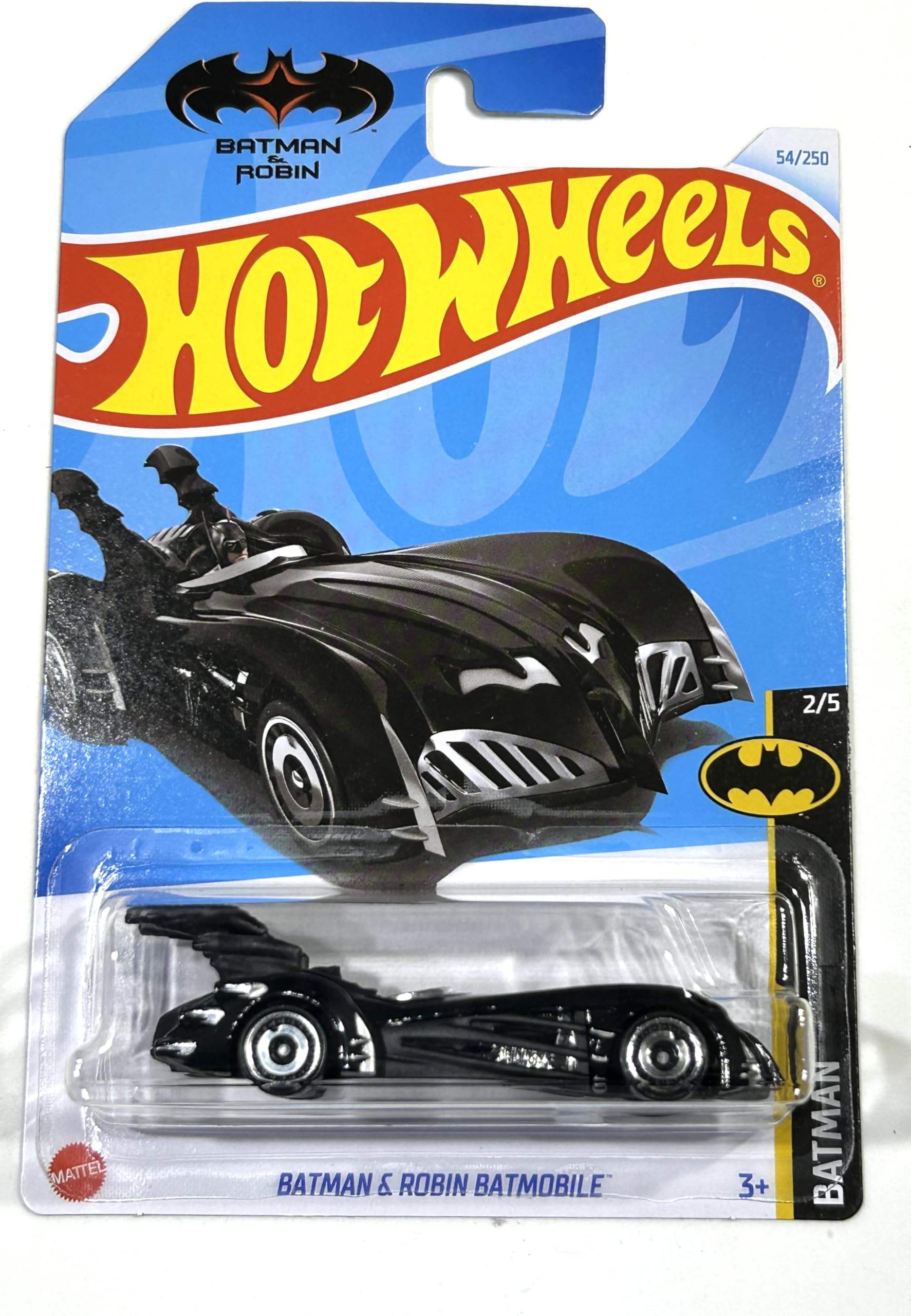 hot wheels mainline batman & robin batmobile.